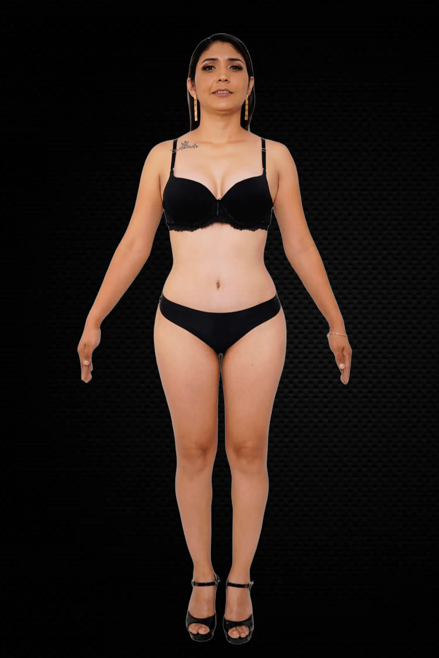 Foto del después de una lipoescultura y lipo 360 realizada por el Dr. Freddy Castillo